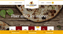 Desktop Screenshot of lapizzatheque.fr